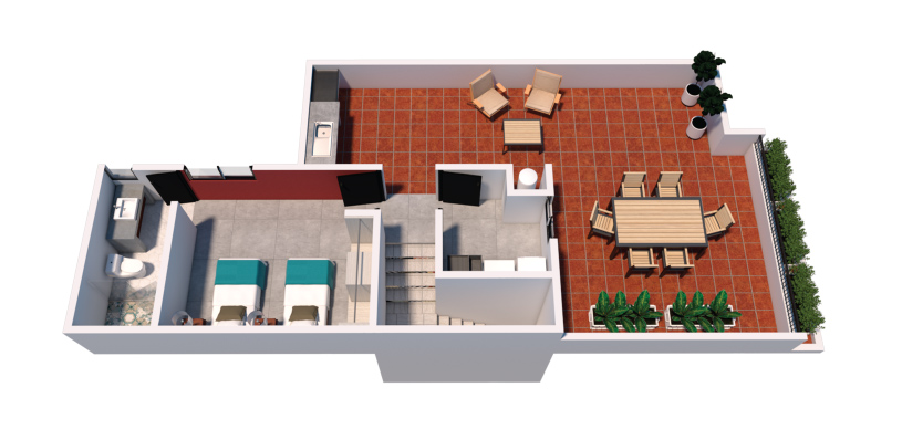 Óleo - Picasso - Roof Garden